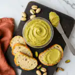 Pistachio Butter Creamy – The Ultimate Guide to This Rich, Nutty Spread 9 homemade pistachio butter creamy spread on fresh toast