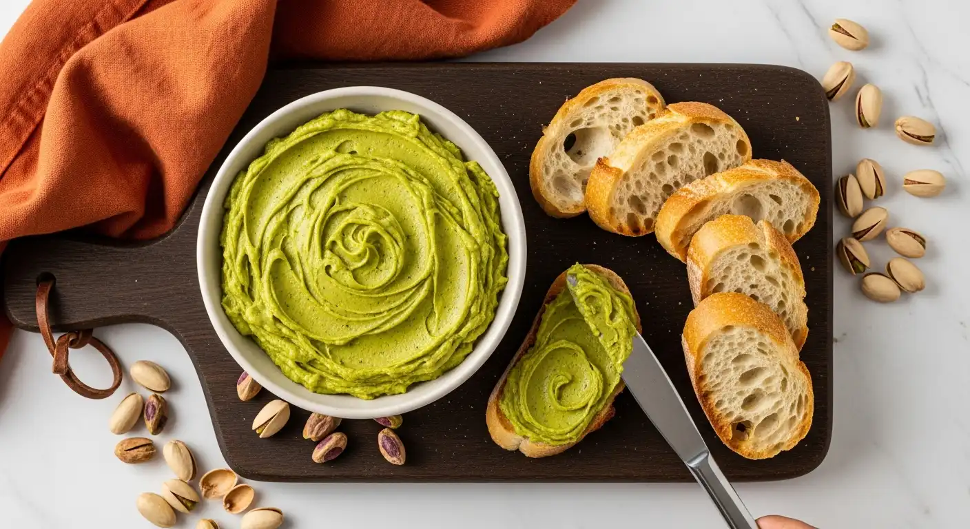 Pistachio Butter Creamy – The Ultimate Guide to This Rich, Nutty Spread 5 homemade pistachio butter creamy spread on fresh toast