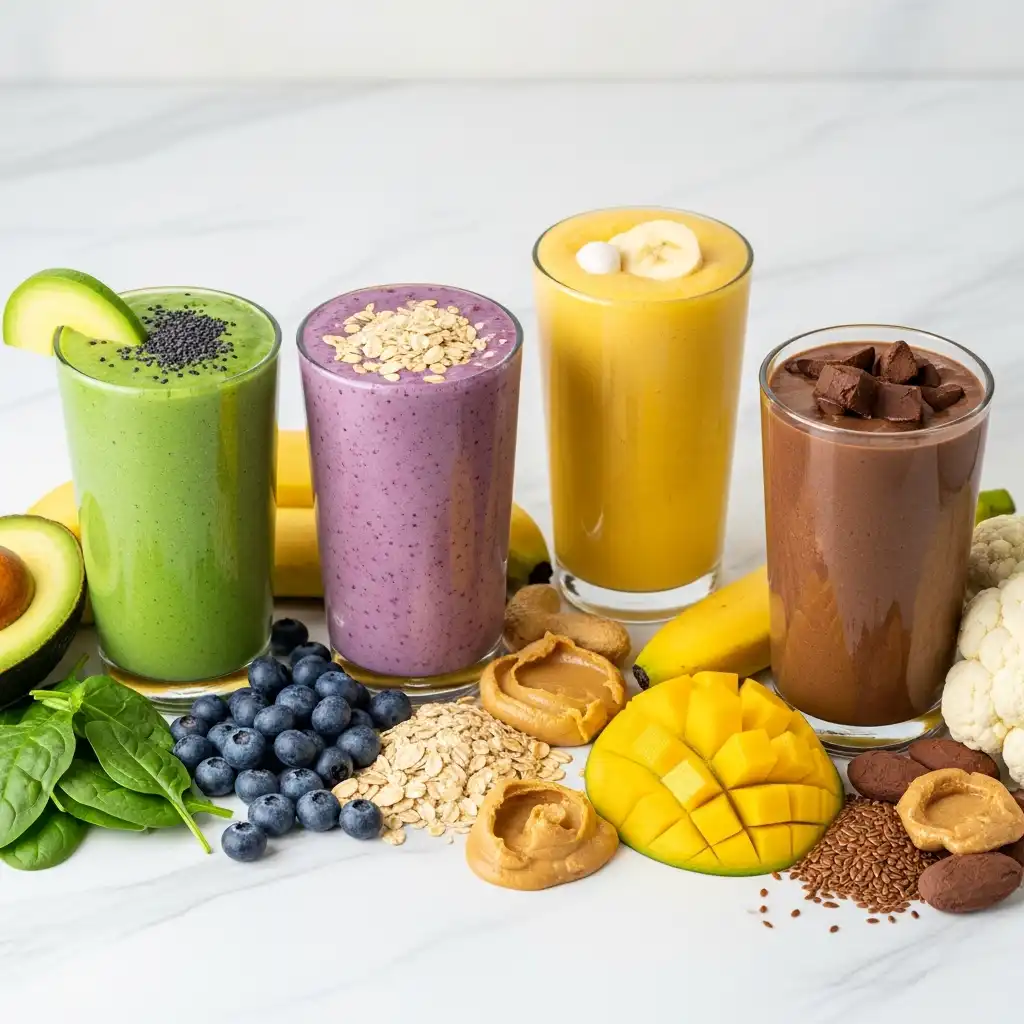 Smoothies That Keep You Satisfied (Quick & Nutritious) 4 Smoothies That Keep You Satisfied – five healthy high protein recipes