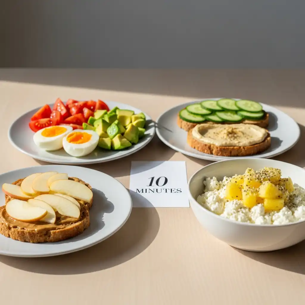 Quick Morning Wins recipe lineup ready in 10 minutes