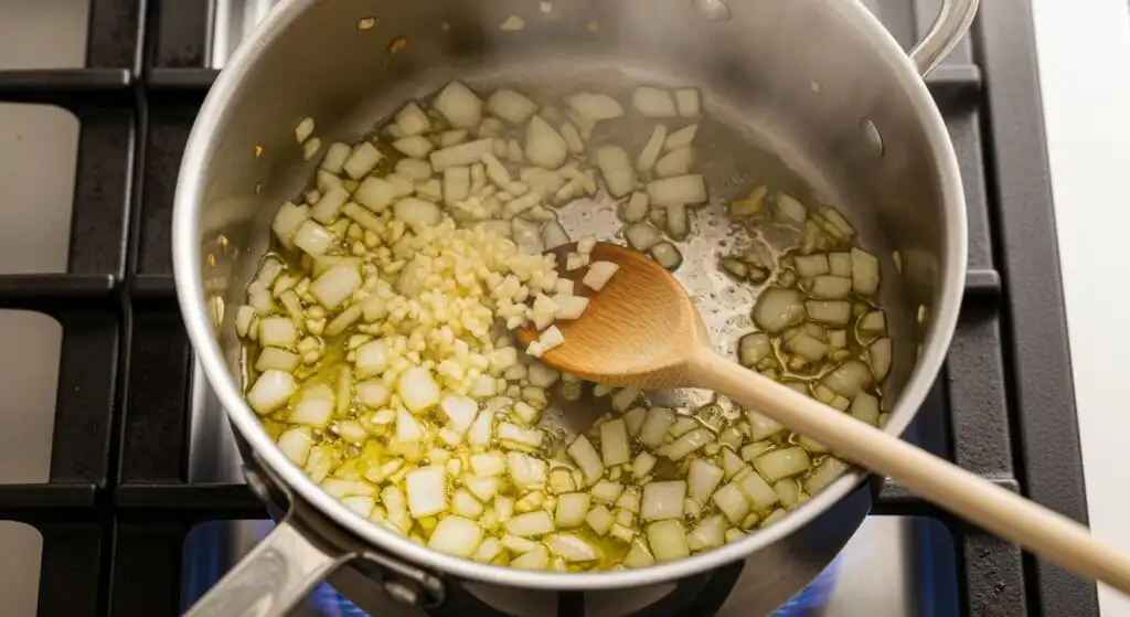 Cooking base for quick and easy soups made in 20 minutes