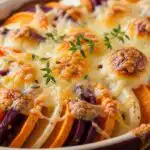 Cheesy Root Vegetable Gratin – A Creamy & Colorful Showstopper! 3 Cheesy Root Vegetable Gratin