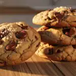 Best Chocolate Chip Cookies 3 Soft and chewy homemade chocolate chip cookies on a baking sheet