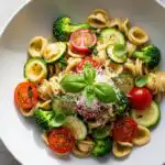 10 minute pasta lunch made with simple ingredients
