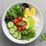 10 Minute Vegetarian Lunch You’ll Love - Fresh & Easy 3 10 minute vegetarian lunch made with rice and fresh vegetables