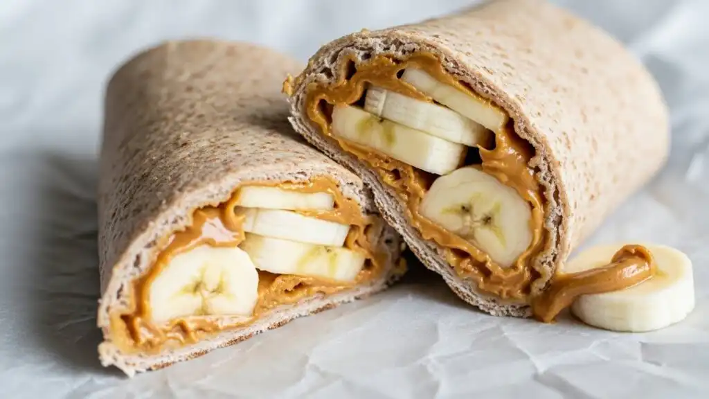 No-Cook Lunch Made Easy: Ready in Just 10 Minutes! 14 Peanut butter banana wrap for a no-cook lunch