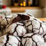 The BEST Chocolate Crinkle Cookies Dessert Recipe