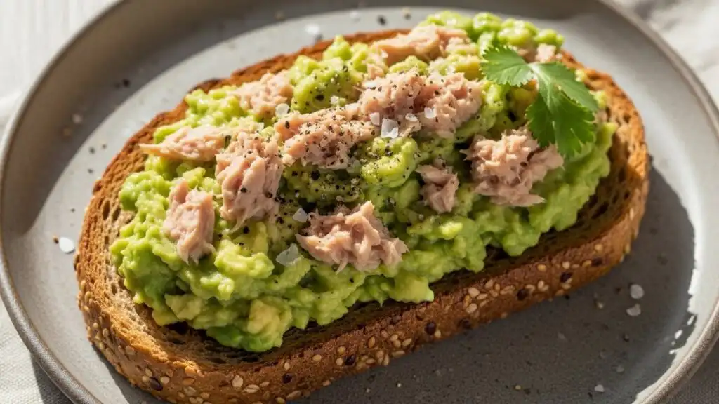 No-Cook Lunch Made Easy: Ready in Just 10 Minutes! 10 Tuna avocado toast for a quick no-cook lunch