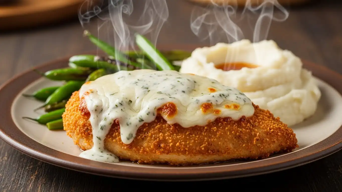 Every Meal, Made Irresistible 5 parmesan crusted chicken longhorn with creamy sauce