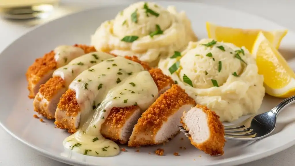 Perfect Parmesan Crusted Chicken Longhorn You’ll Love 8 sliced parmesan crusted chicken longhorn serving