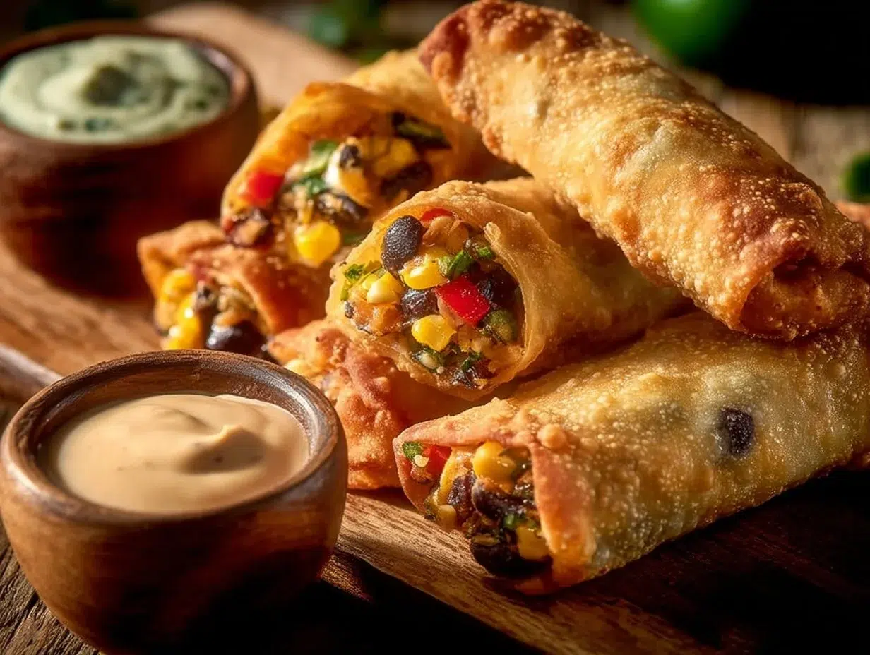 Every Meal, Made Irresistible 8 Plate of Chilis Southwest Eggrolls served with dipping sauce