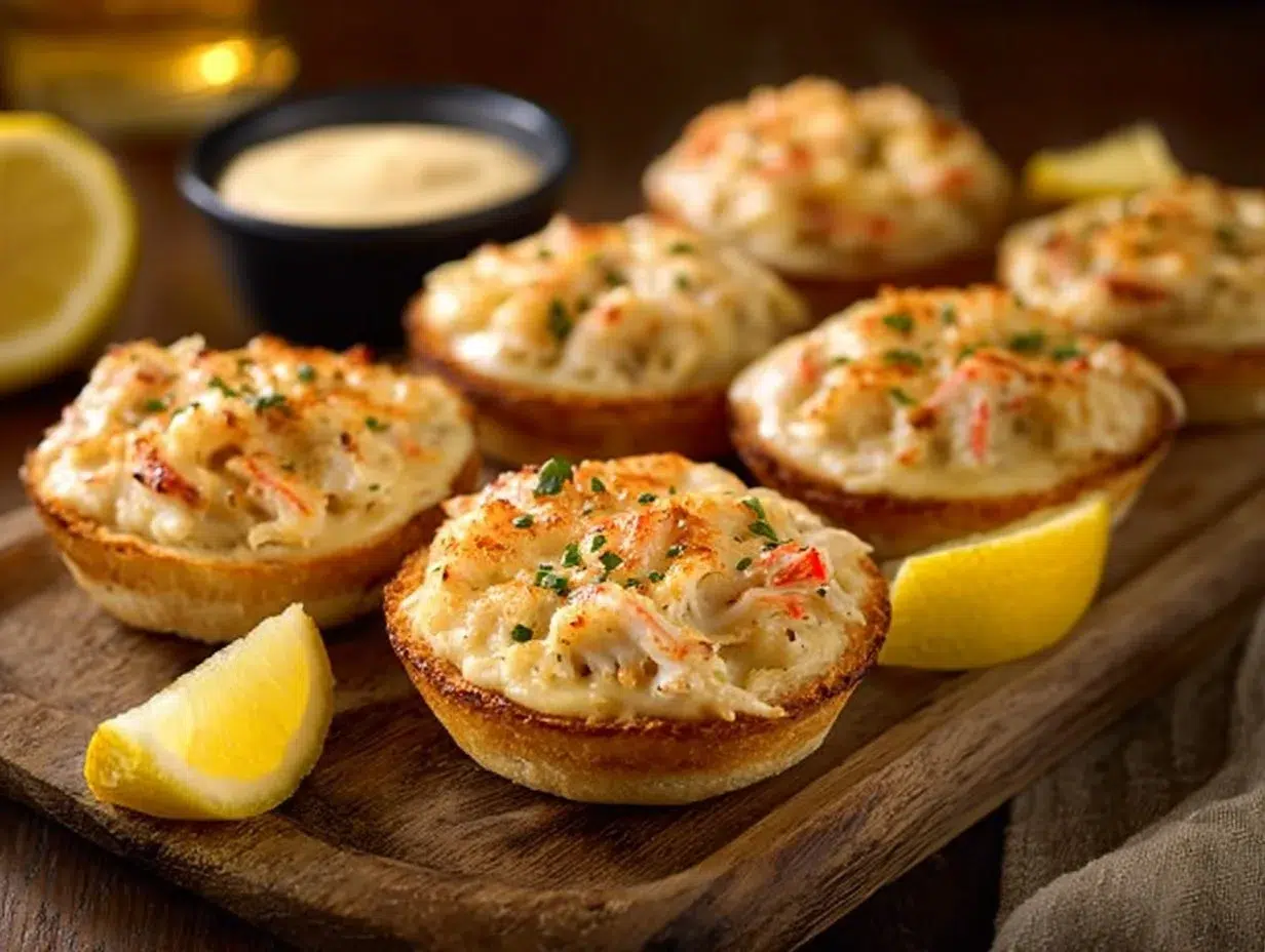 Delicious Crab Melt Party Muffins for gatherings and celebrations