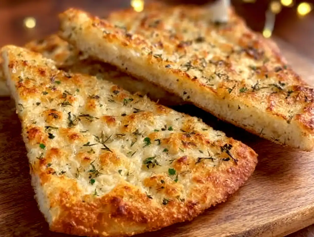 Cheesy Tortilla Garlic Bread