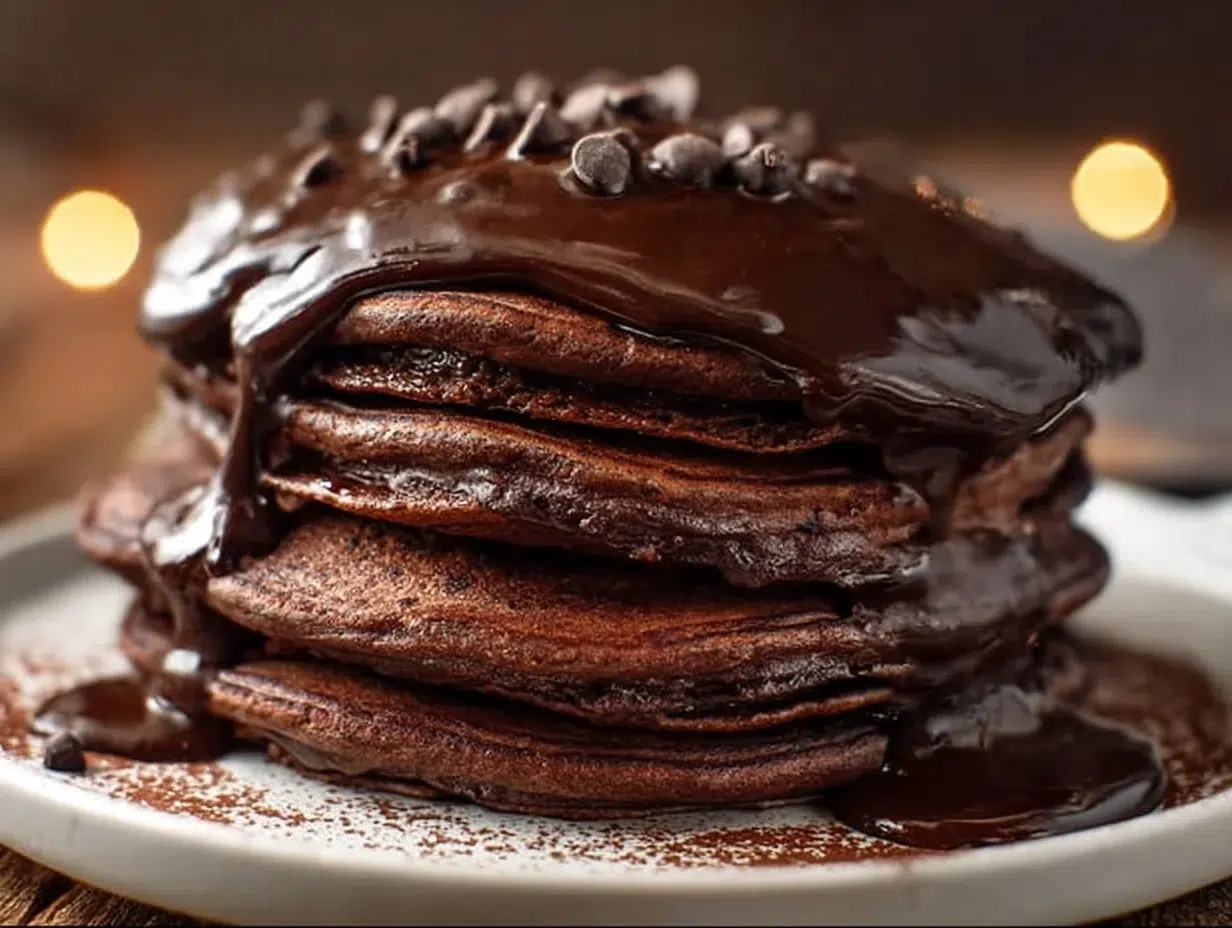 Easy Chocolate Pancakes Recipe 4 Chocolate Pancakes