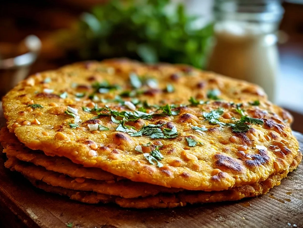 Protein-Packed Red Lentil Flatbread: Simple, Delicious, and Guilt-Free!