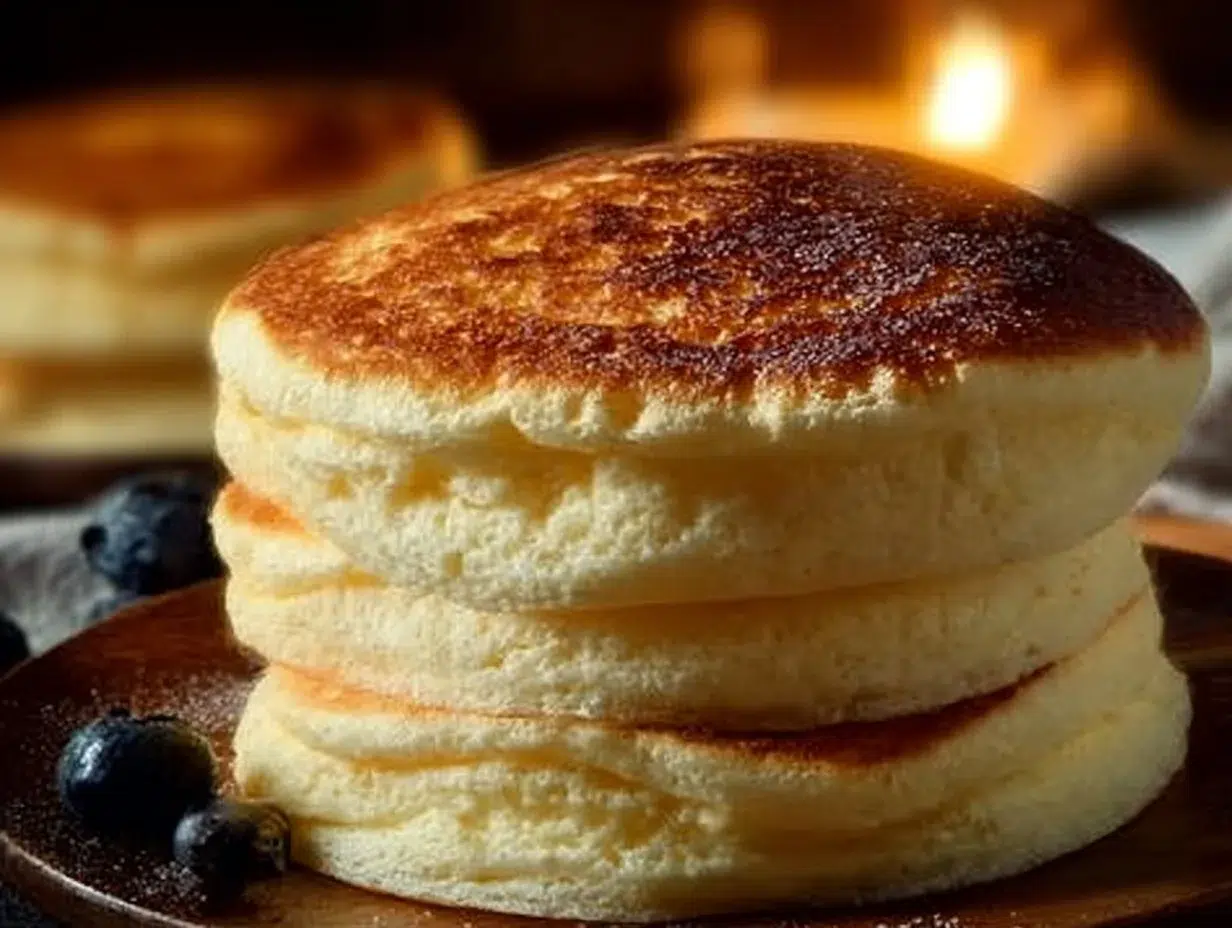 Fluffy Japanese Soufflé Pancakes