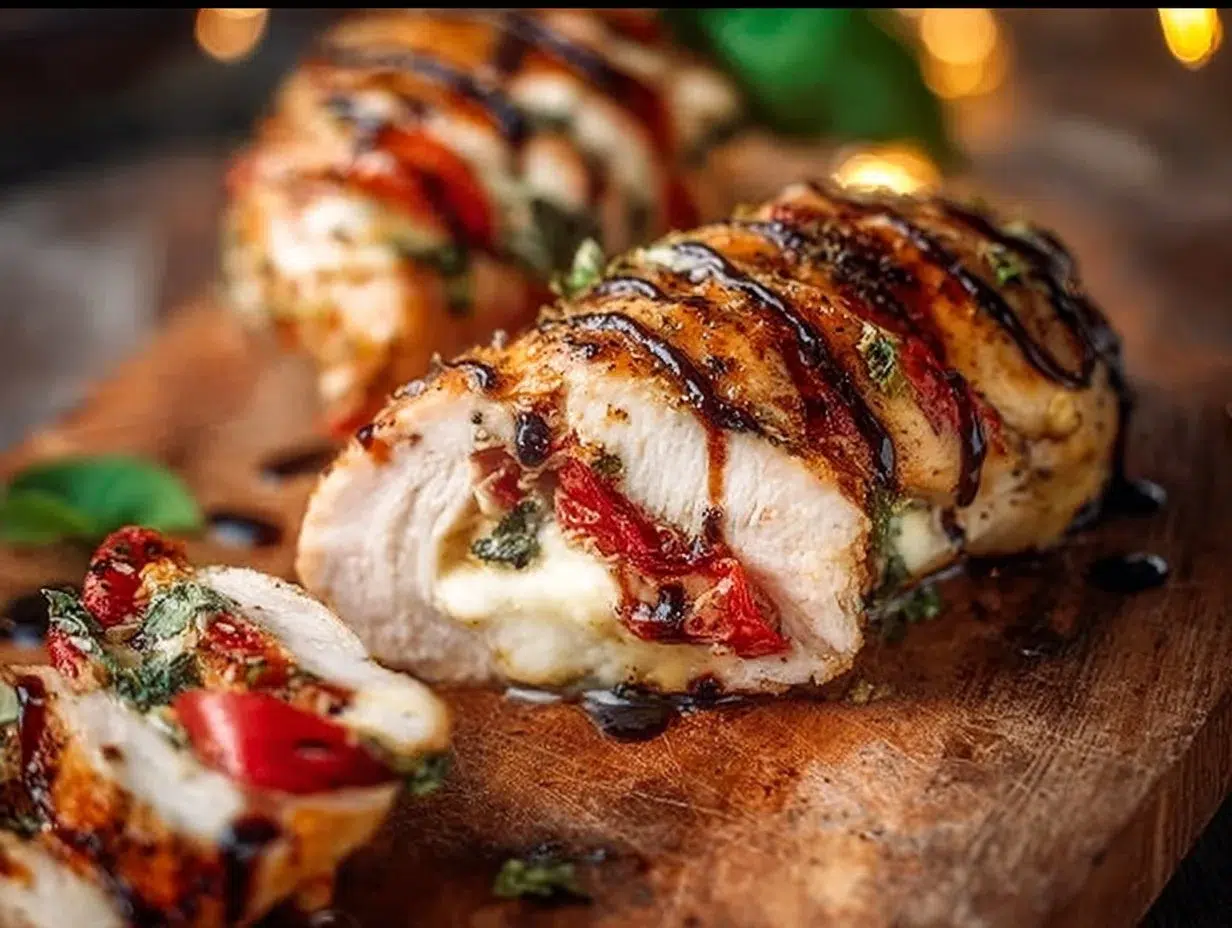 Caprese Stuffed Chicken