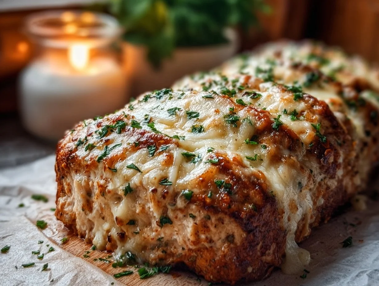 Garlic Parmesan Chicken Loaf