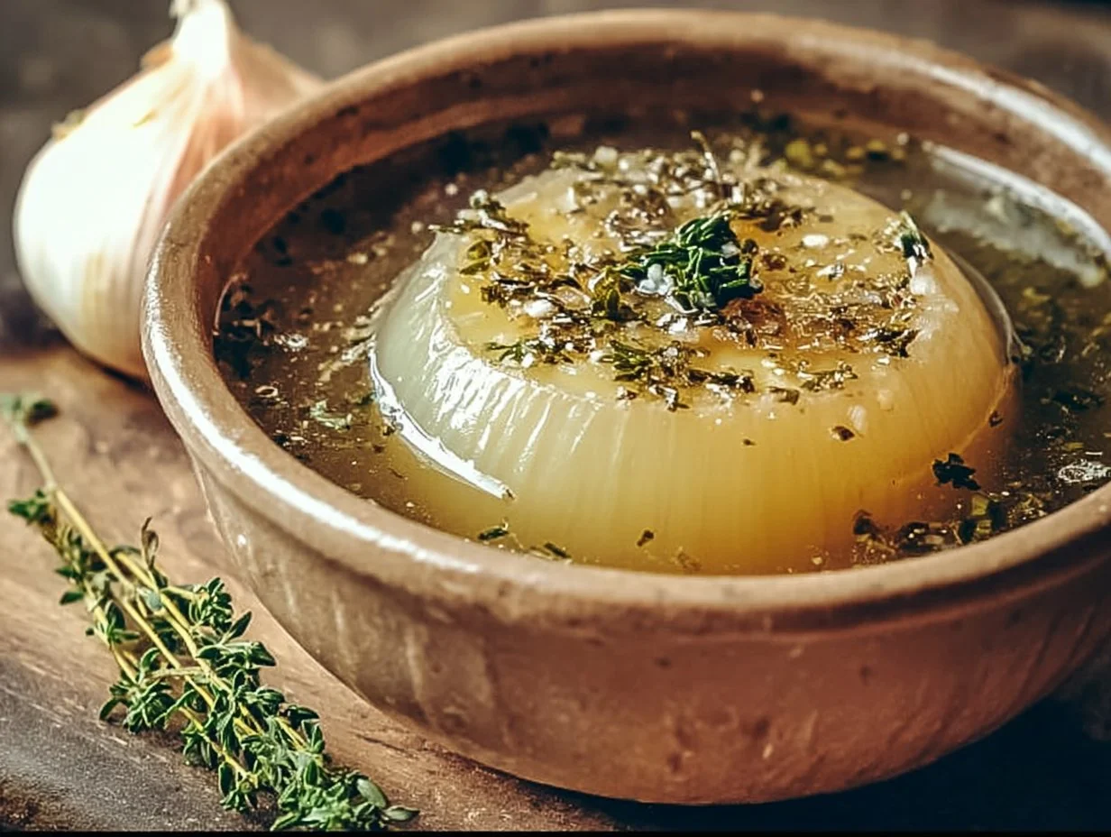 Onion Boil with Herb Dressing