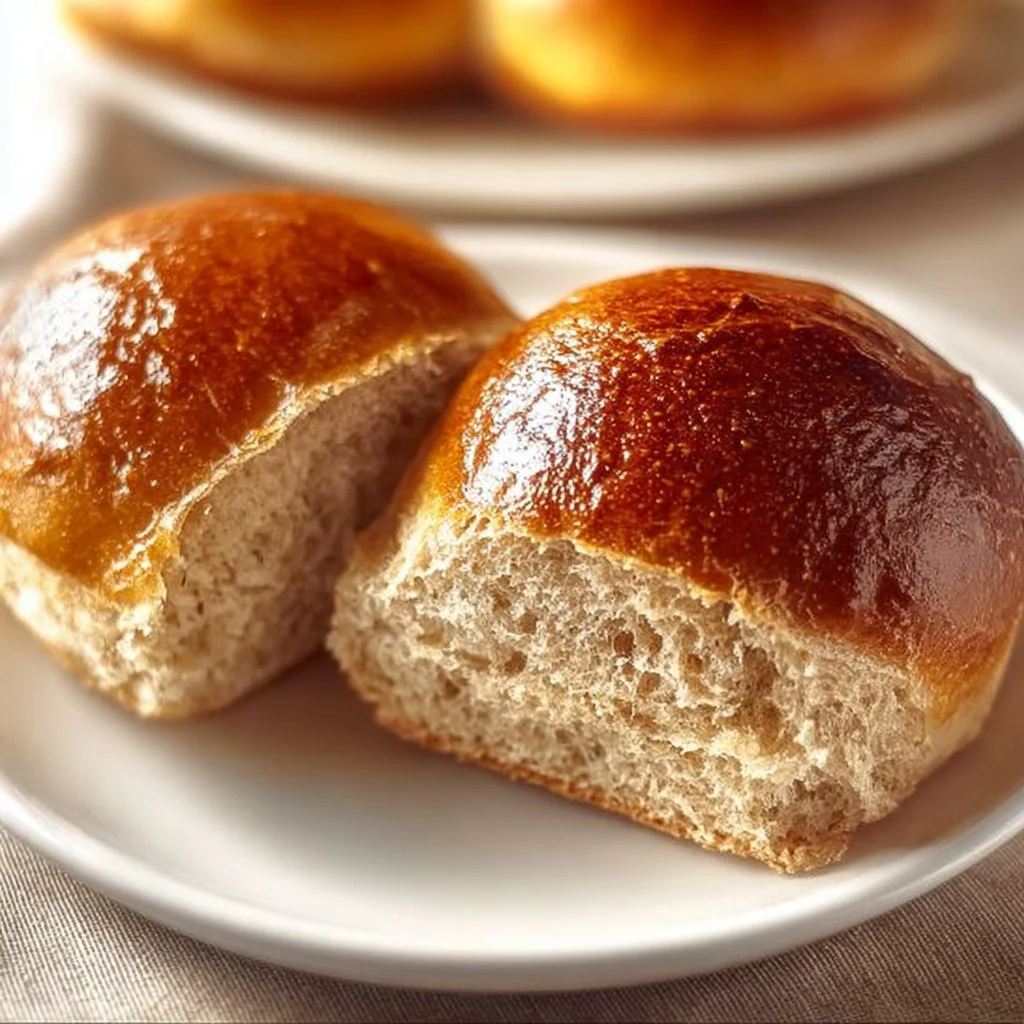 Delicious fluffy flax rolls made with just 2 ingredients for a healthy snack.