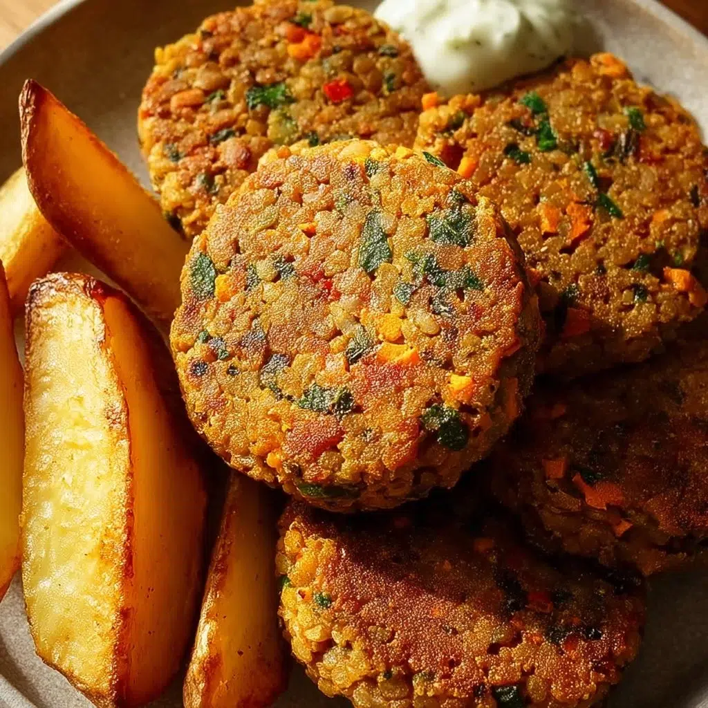 Best Easy 6-Ingredient Lentil Burgers Recipe 3 Delicious homemade lentil burgers made with six simple ingredients