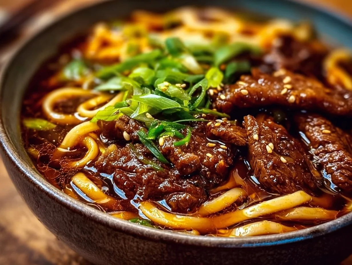 Sticky Beef Noodles