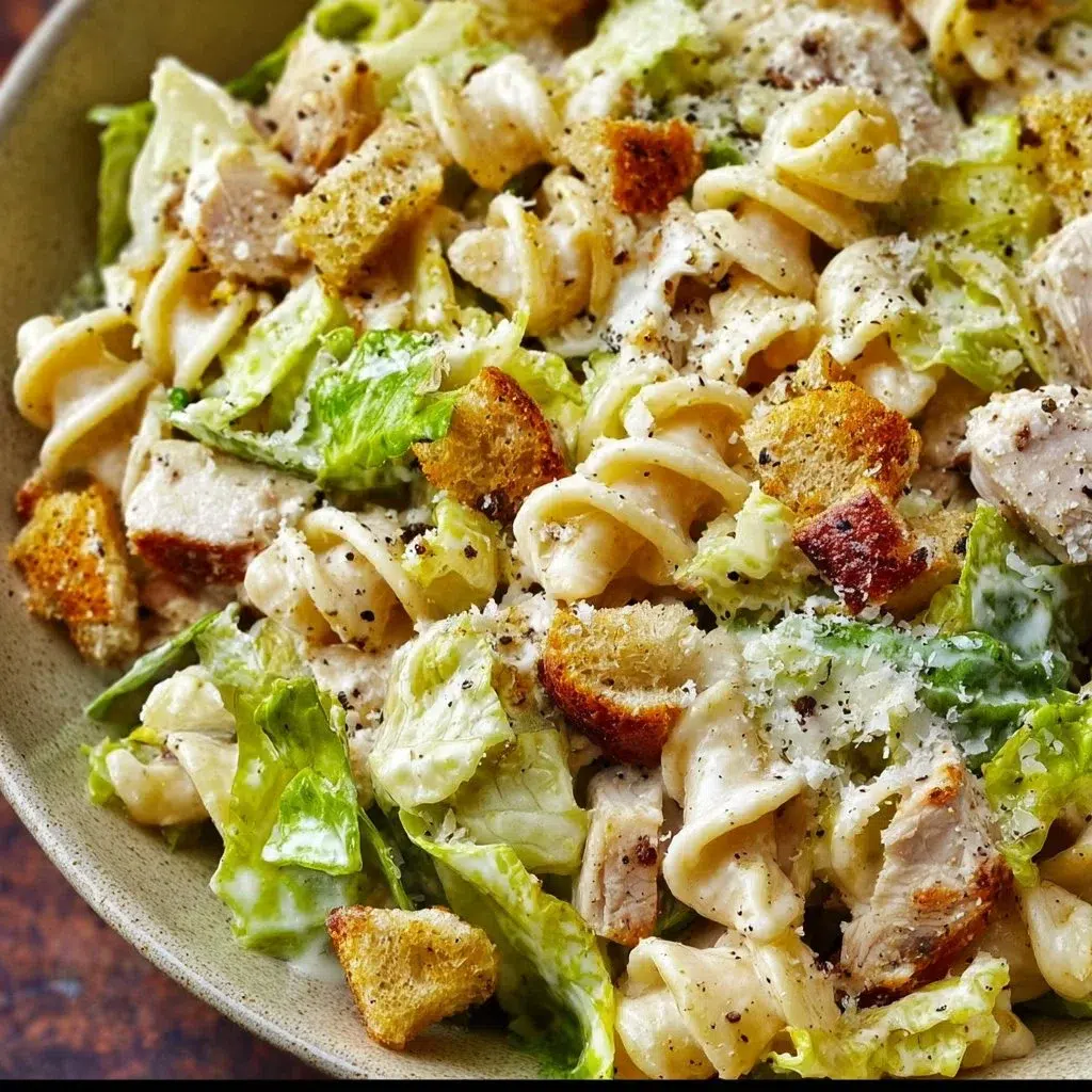 Chicken Caesar Pasta Salad