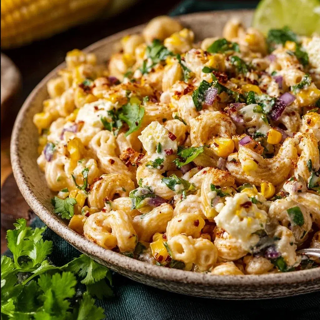 Creamy Mexican Street Corn Pasta Salad – Quick & Easy 2 Mexican Street Corn Pasta Salad