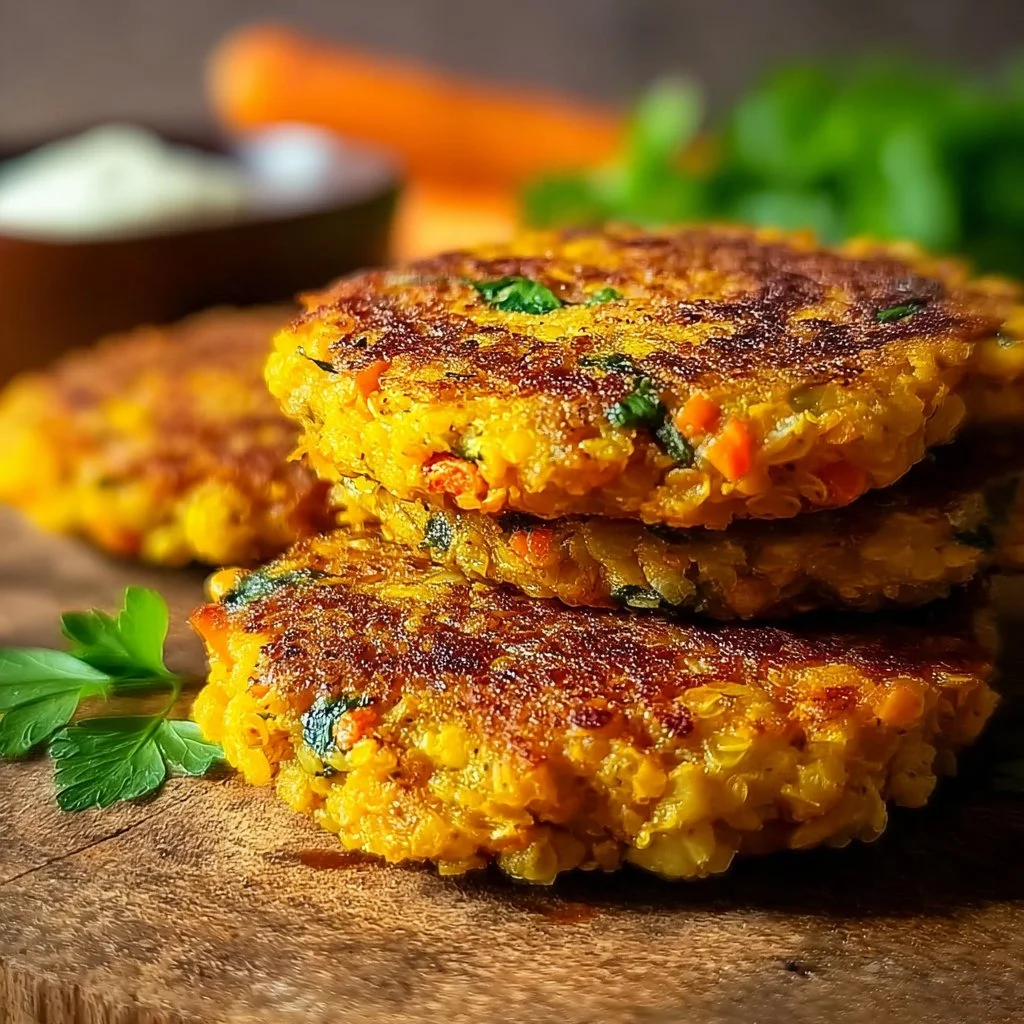 Carrot and Chickpea Patties