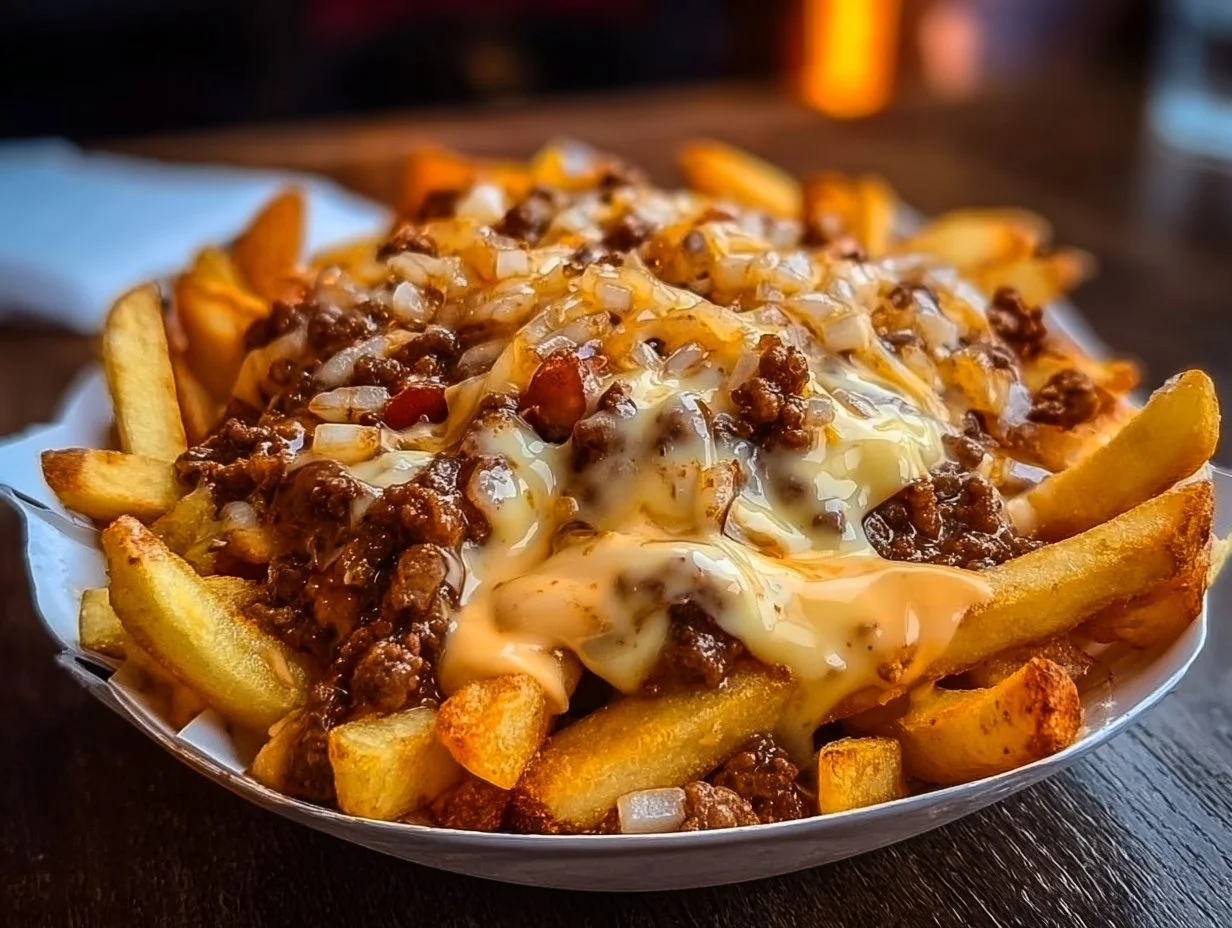 Delicious copycat In-N-Out Animal Style Fries served on a plate