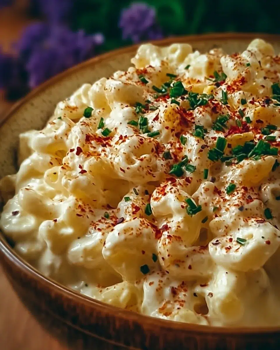 Deviled Egg Macaroni Salad
