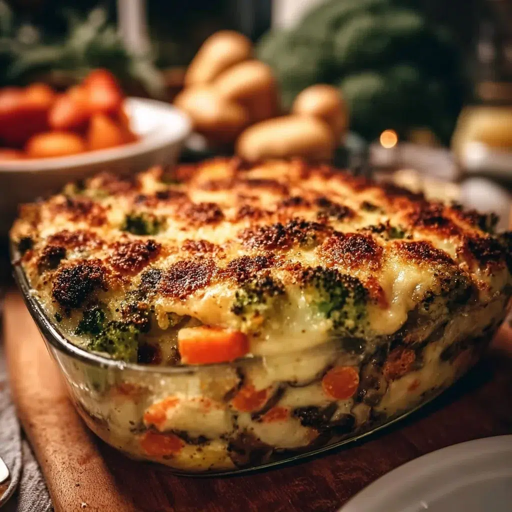 Cheesy Vegetable Casserole for Cozy Comfort Food Nights