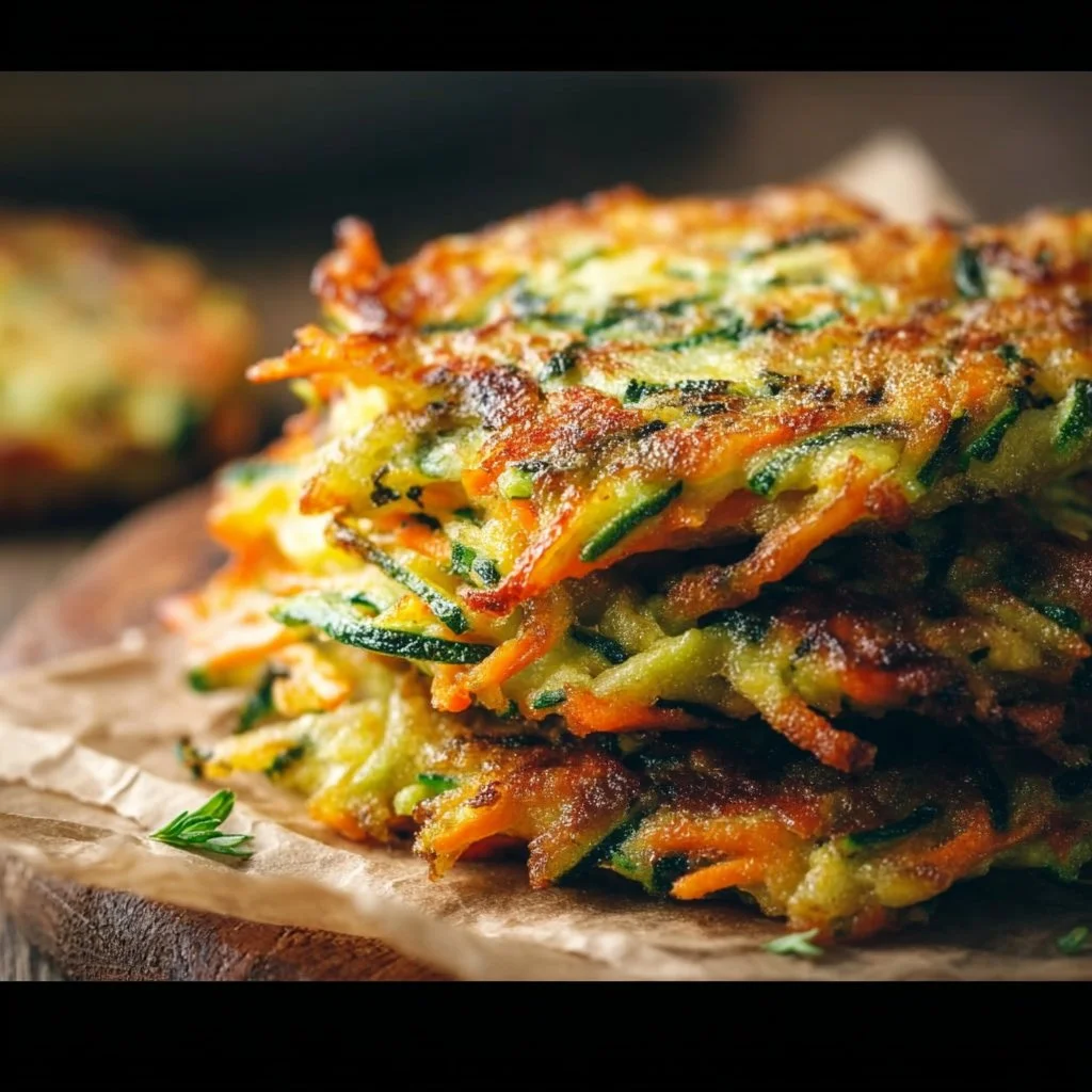 Perfect Zucchini-Carrot Fritters: A 3 Minute Miracle