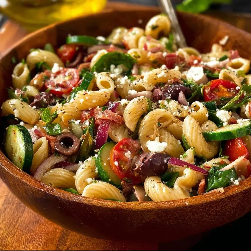 Easy Mediterranean Pasta Salad – Healthy & Delicious 2 Mediterranean Pasta Salad