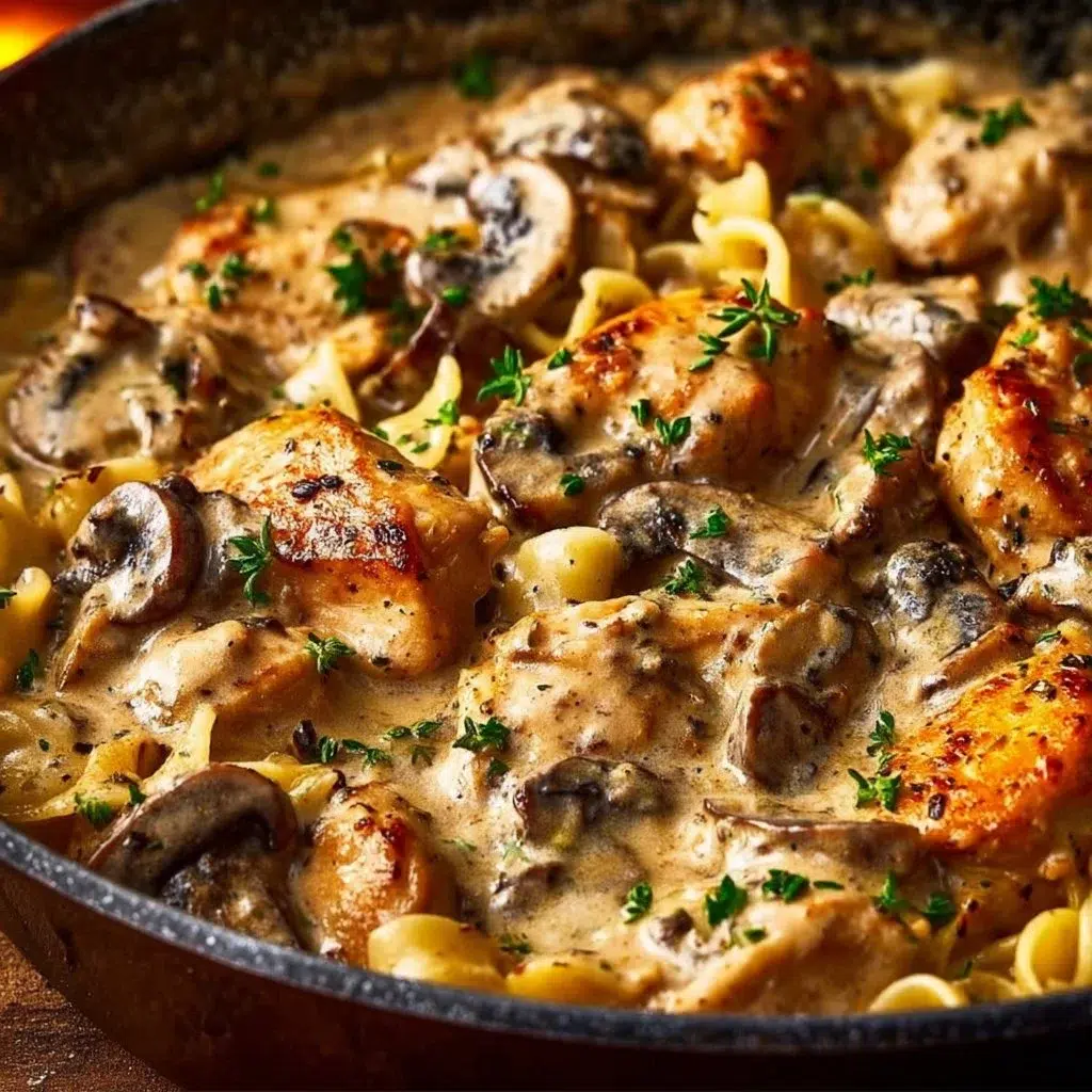 Rich Chicken Stroganoff