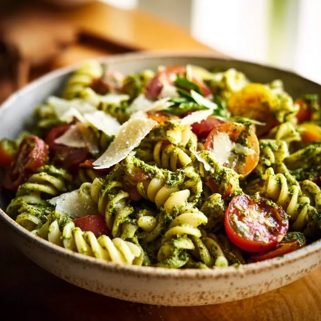 Pesto Pasta Salad 2 Pesto Pasta Salad