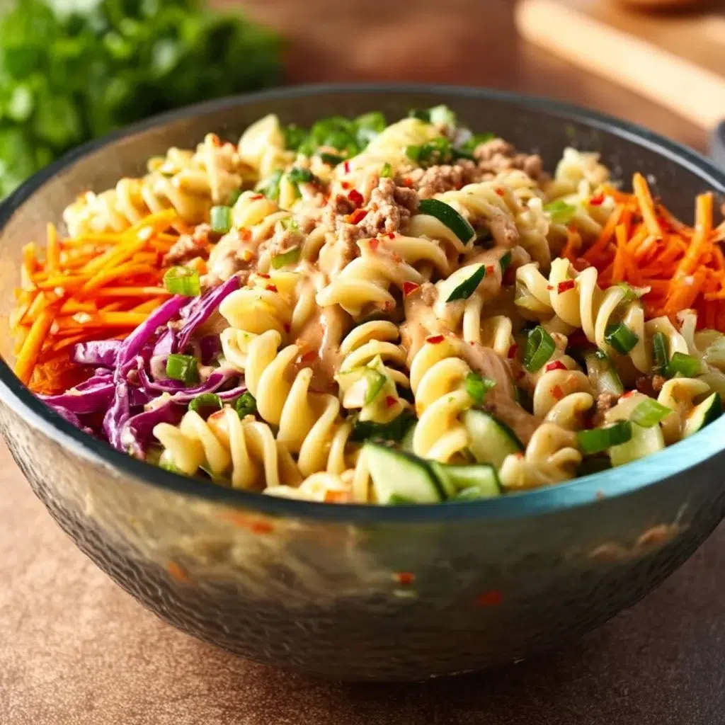 Protein Packed Thai Pasta Salad