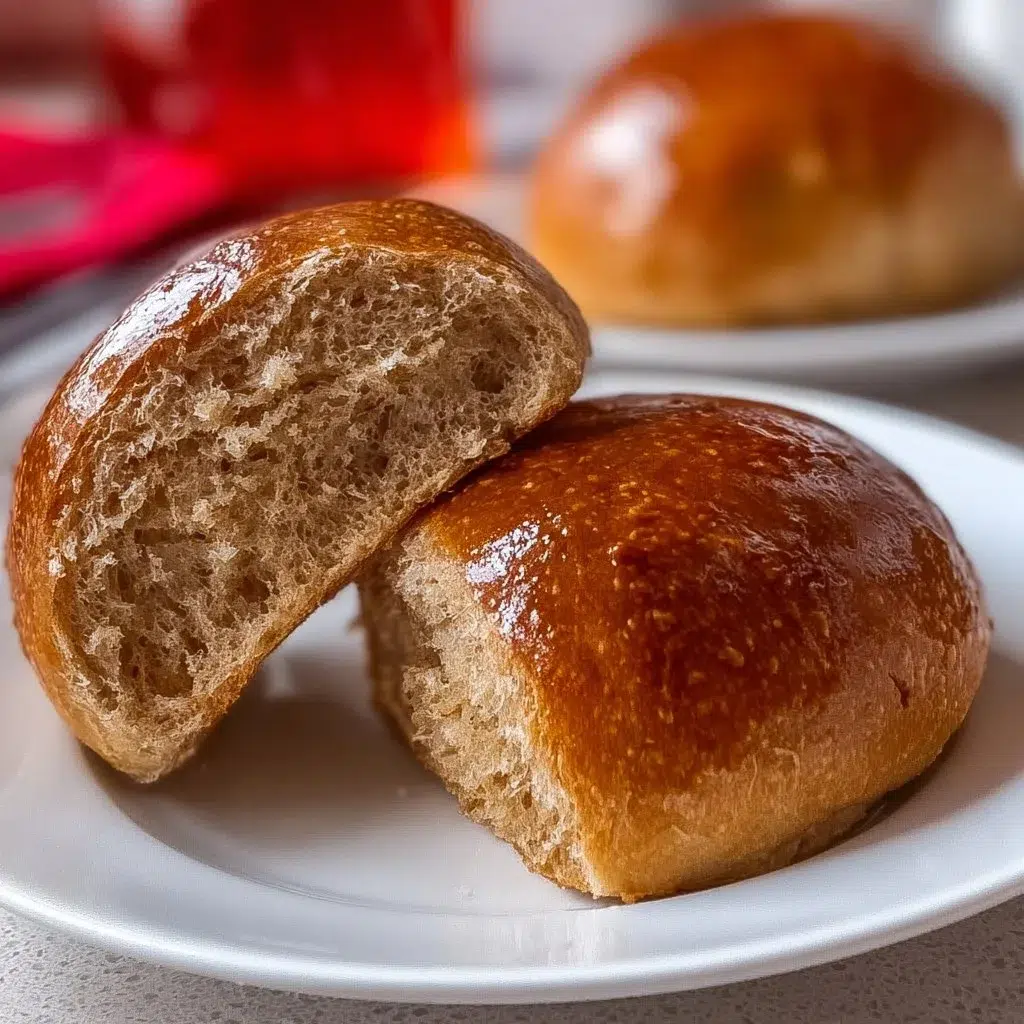 Fluffy and simple 2-ingredient flax rolls fresh out of the oven