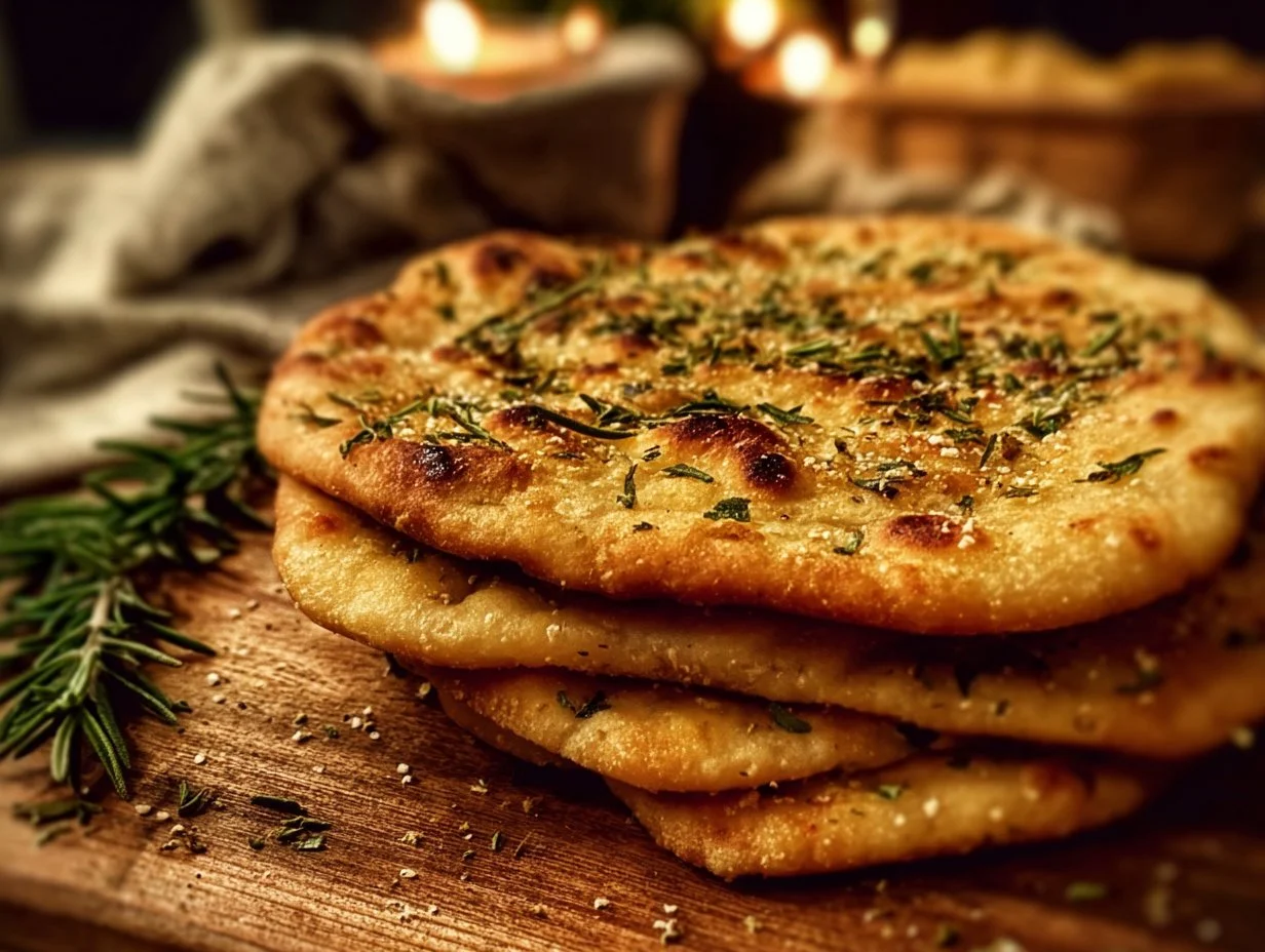 Easy Lentil and Herb Flatbreads