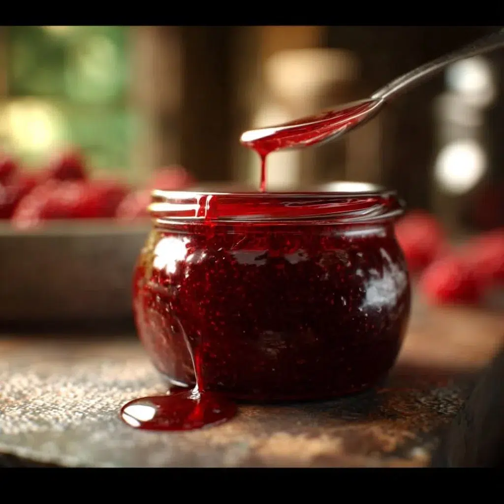 Raspberry Peach Sauce