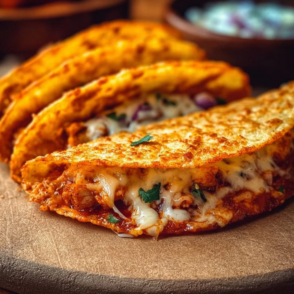 Crispy Baked Chicken Tacos