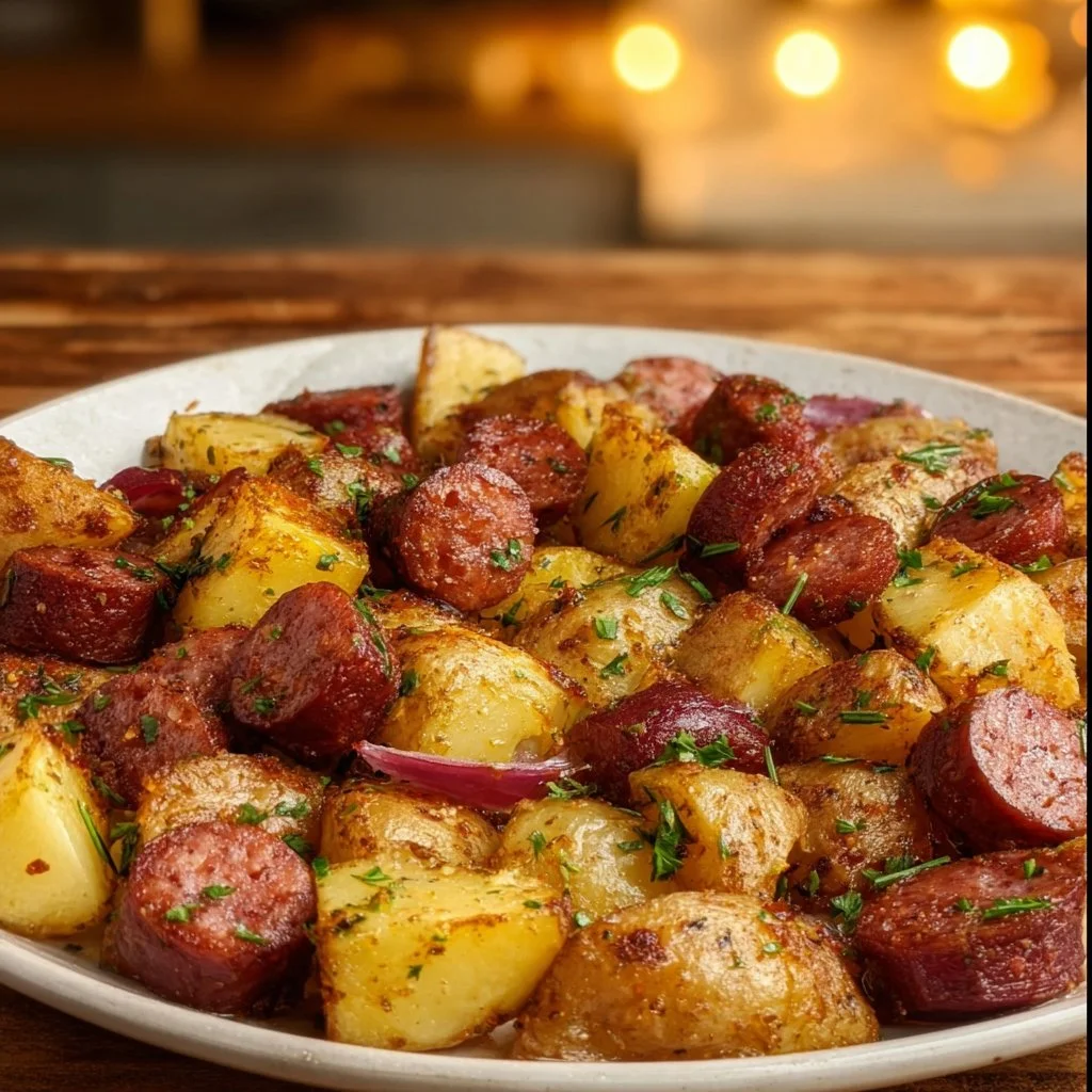 Roasted Potatoes and Kielbasa