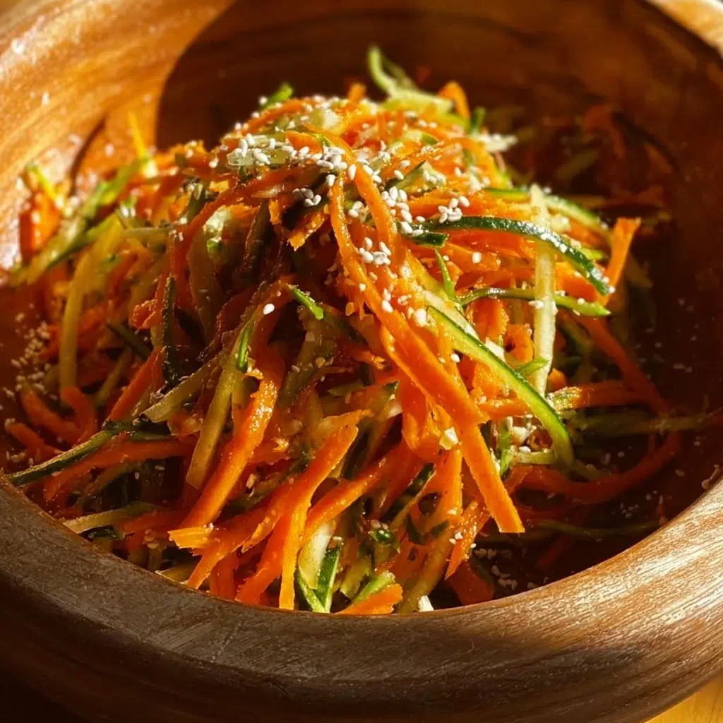 A colorful easy healthy salad bowl filled with fresh vegetables and ingredients.