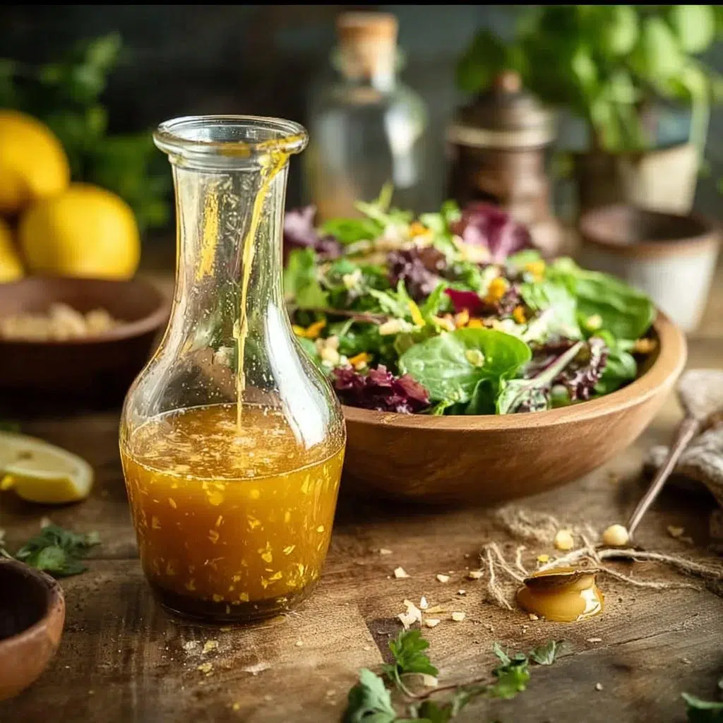 Honey Lemon Vinaigrette Salad Dressing