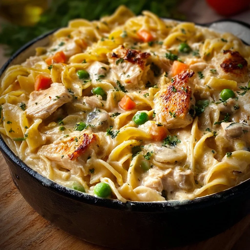 One Pan Chicken Pot Pie Pasta 2 Quick Chicken Pot Pie Pasta