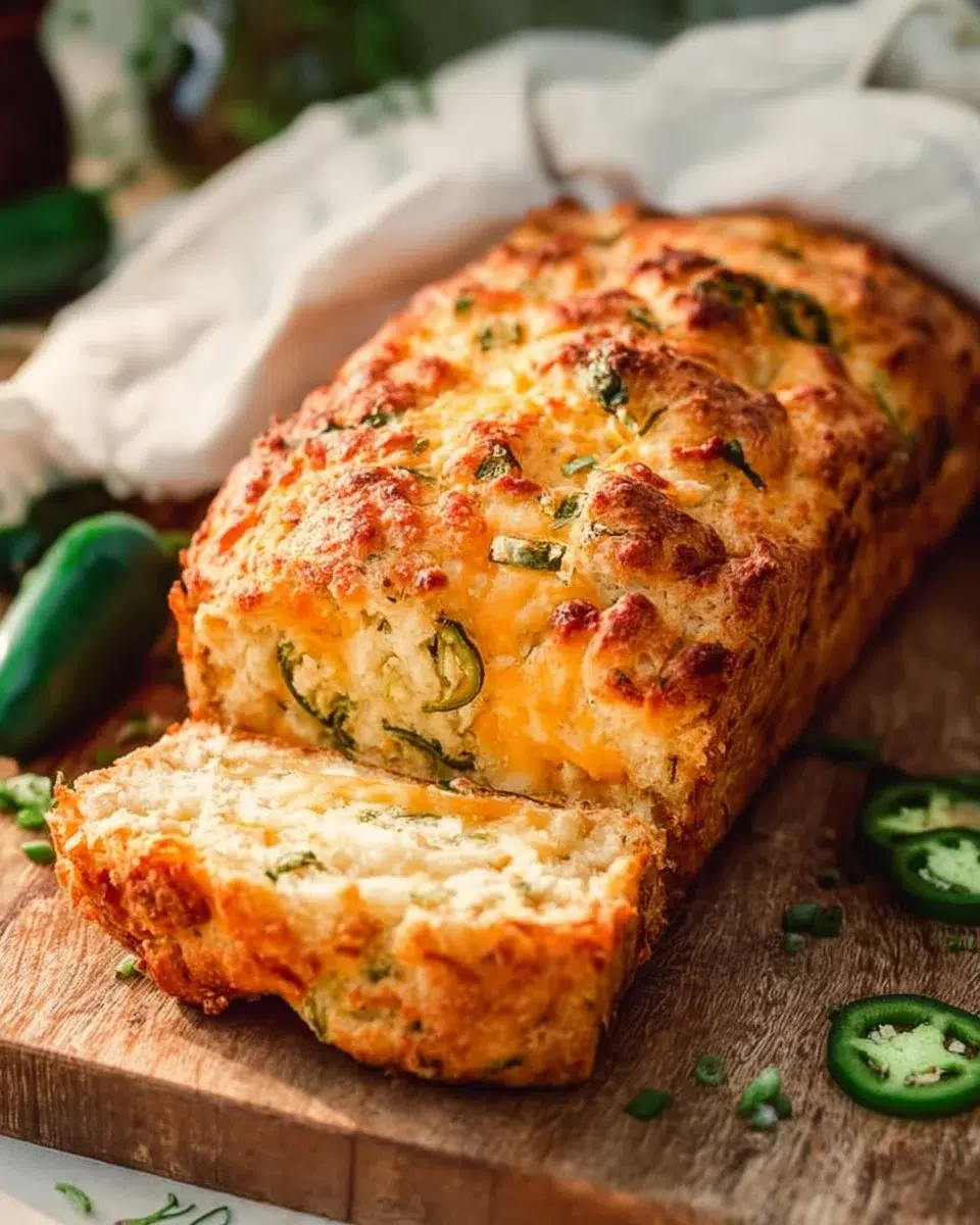 Easy Jalapeño Cheddar Bread
