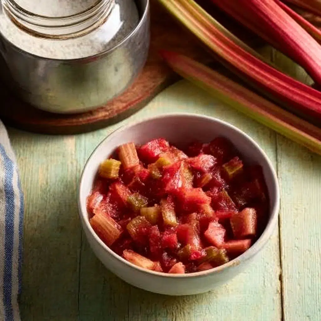 Rhubarb Sauce - Root Toot Tootin' Recipe - Dishes Delish
