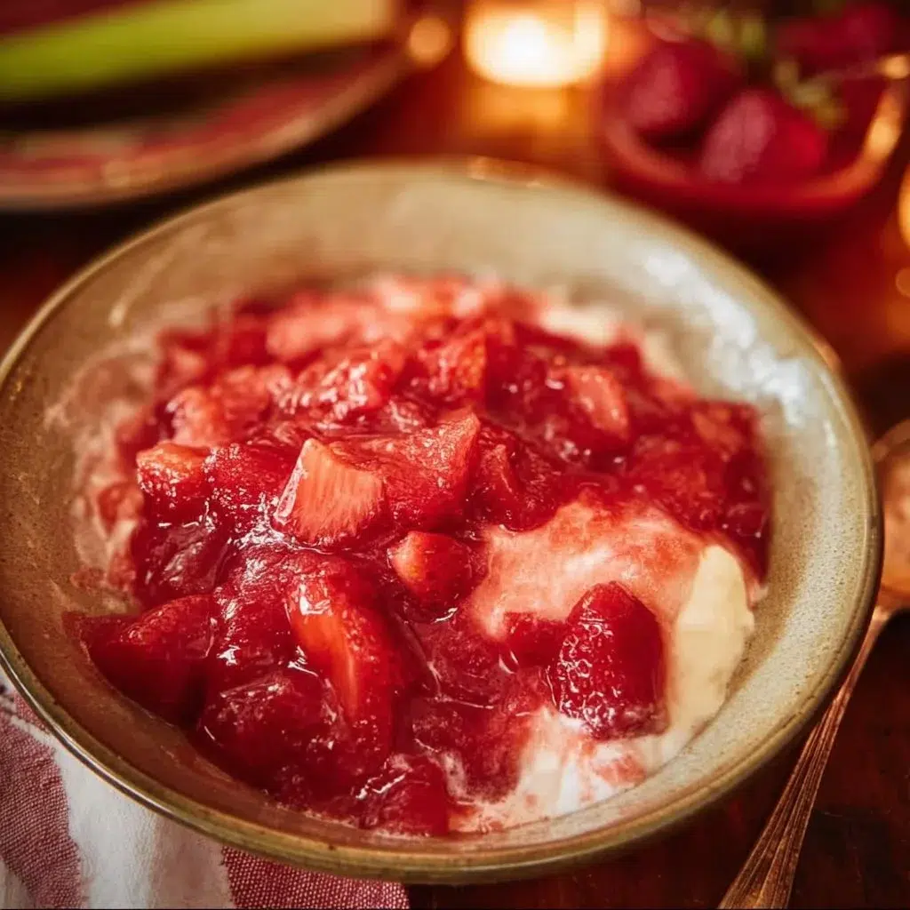 Strawberry Rhubarb Compote