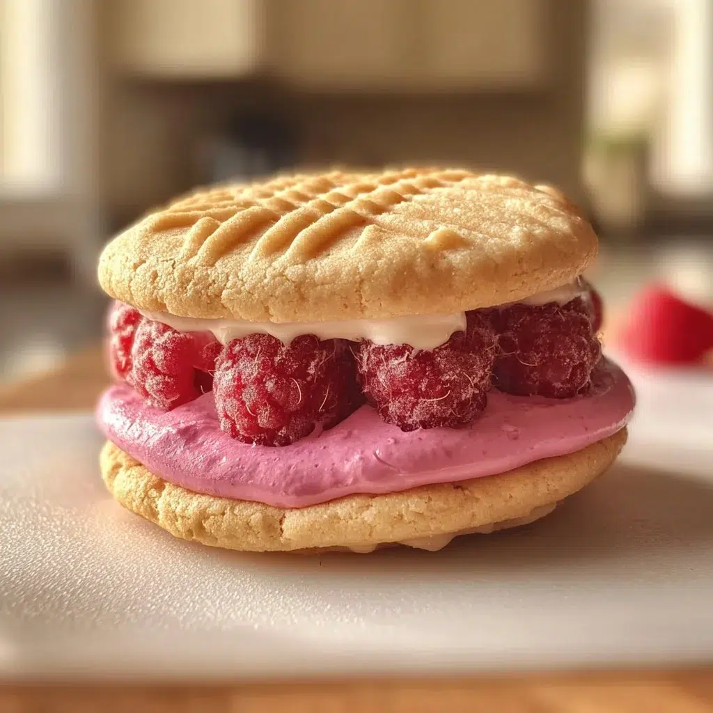 Every Meal, Made Irresistible 8 Delicious raspberry sandwich cookies served on a plate